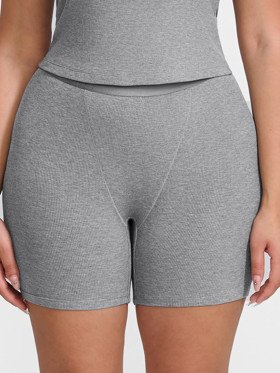 Antibacterial Cotton Crotch Mid Waist Fitted Boxer