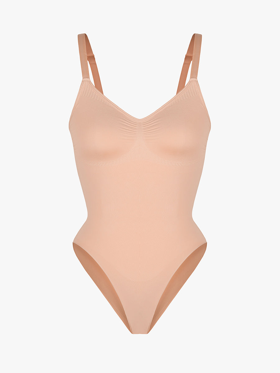 Versatile Chest & Waist Control Shapewear Bodysuit