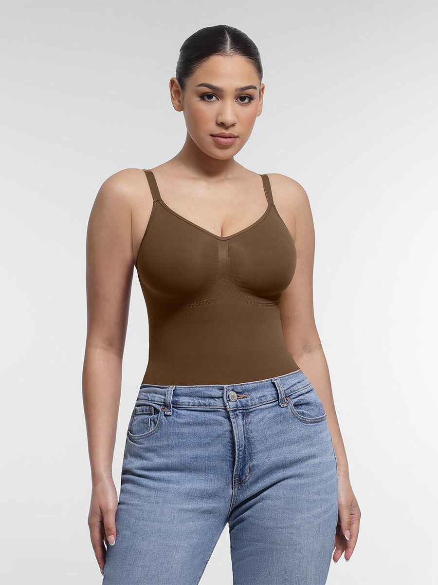Versatile Chest & Waist Control Shapewear Bodysuit