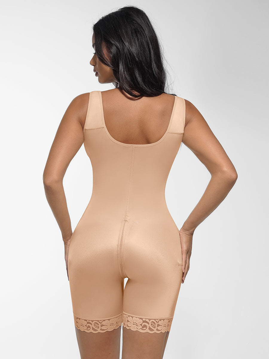 Antibacterial Chest Support U-Shaped Full Body Shaper with 7 Steel Bones