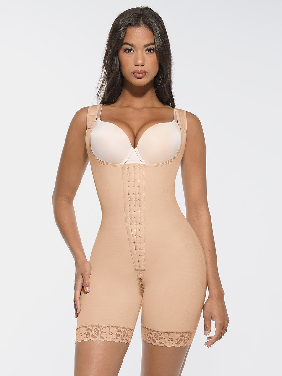 Antibacterial U-Shaped Bust Support & Hip Lifting Body Shaper