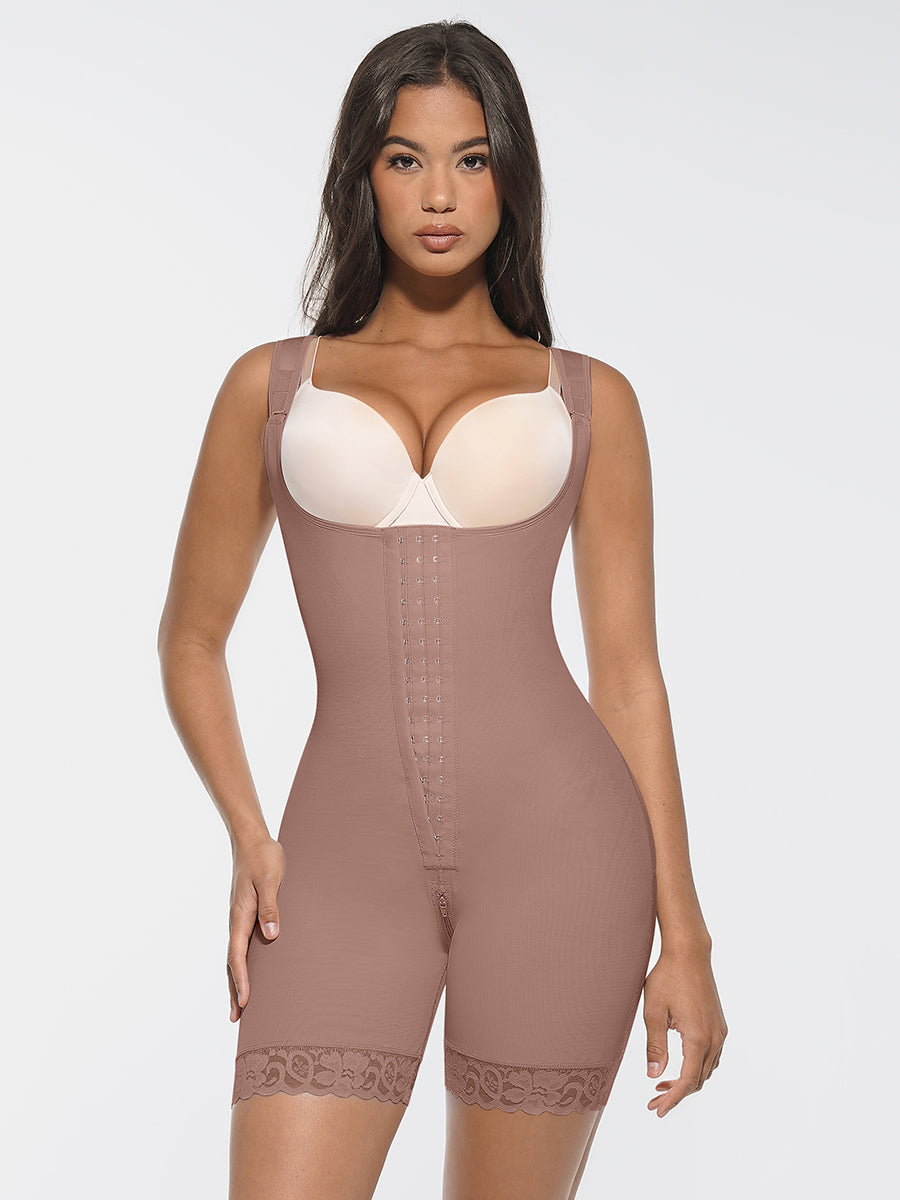 Antibacterial U-Shaped Bust Support & Hip Lifting Body Shaper