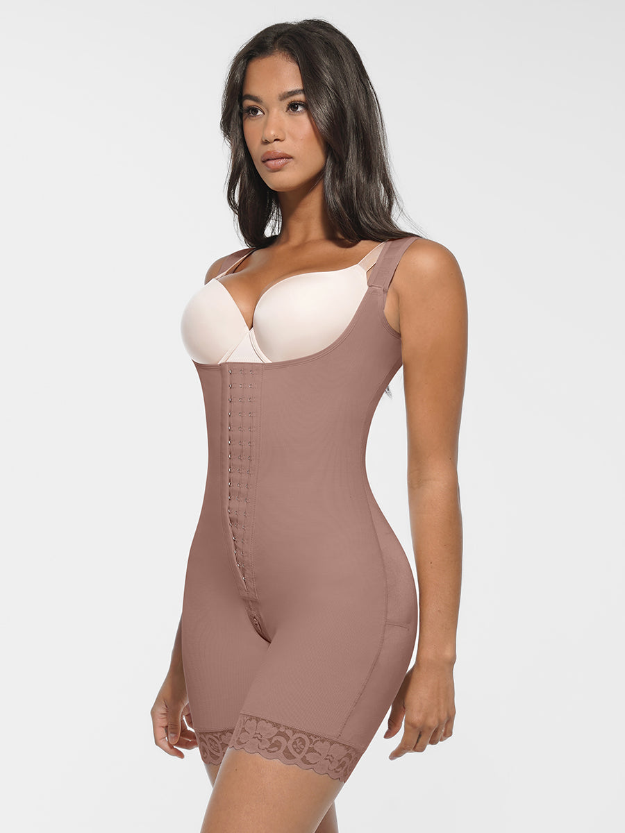Antibacterial U-Shaped Bust Support & Hip Lifting Body Shaper