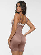 Antibacterial Full Body Shaper Butt Lifter with 4 Steel Bones