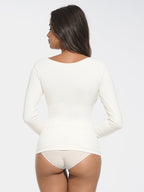 Chest Support & Tummy Control Diamond Neck Top