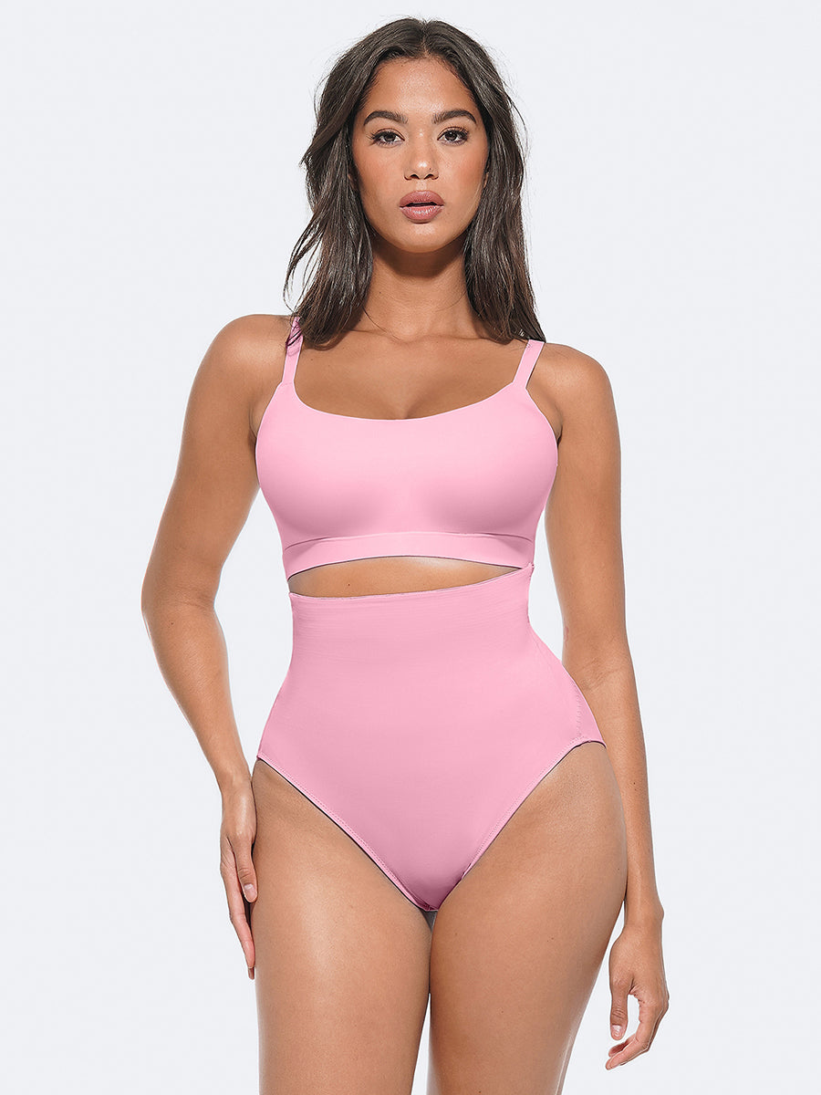 Antibacterial Tummy Control High Waisted Briefs