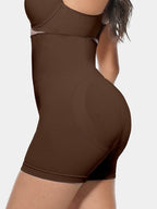 High-Waisted Antibacterial Lining Thigh Slimmer