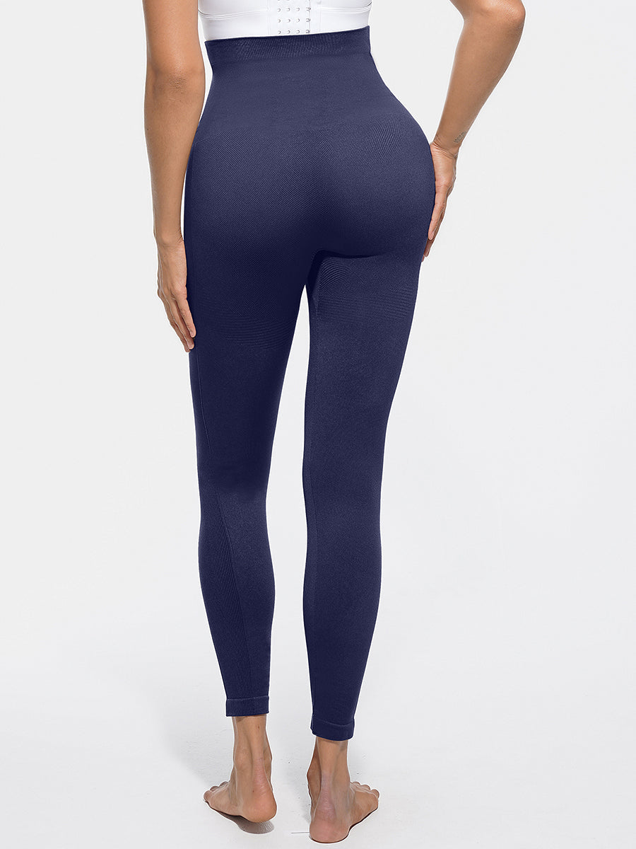 Anti-Slip Waistband High Waisted Sculpting Leggings - Auxieswear