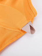 Tummy Control Ruffled V-Neck One Piece Swimsuit