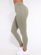 High-Waisted Seamless Yoga Leggings