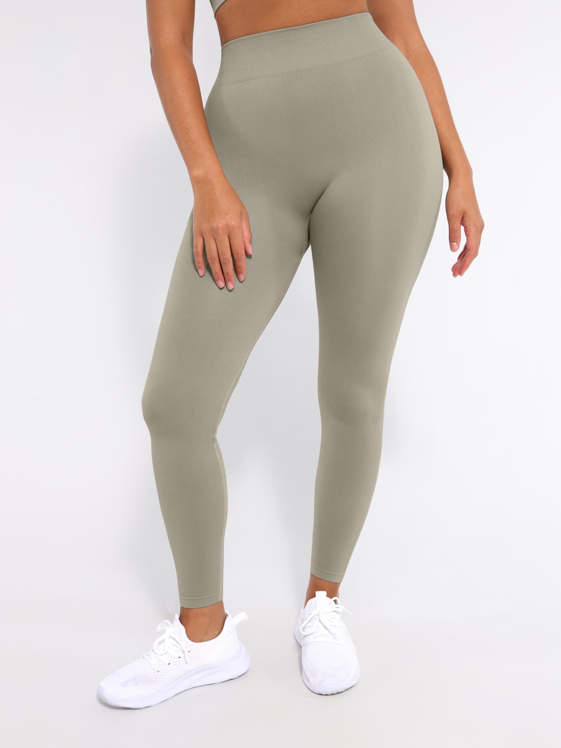 High-Waisted Seamless Yoga Leggings
