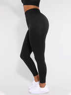 High-Waisted Seamless Yoga Leggings