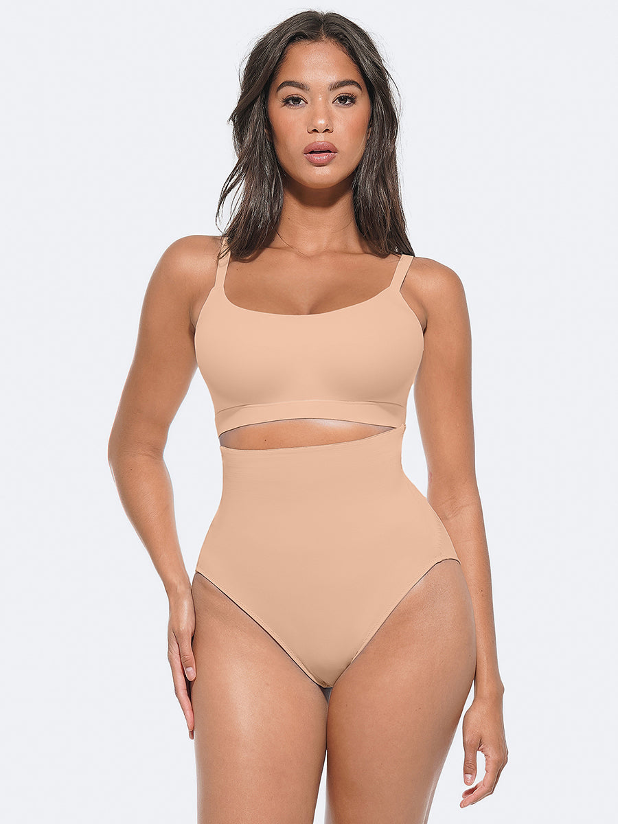 Antibacterial Tummy Control High Waisted Briefs