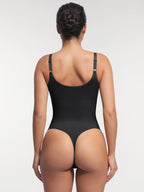 Scoop Back Tummy Control Bodysuit with Built-in Bra