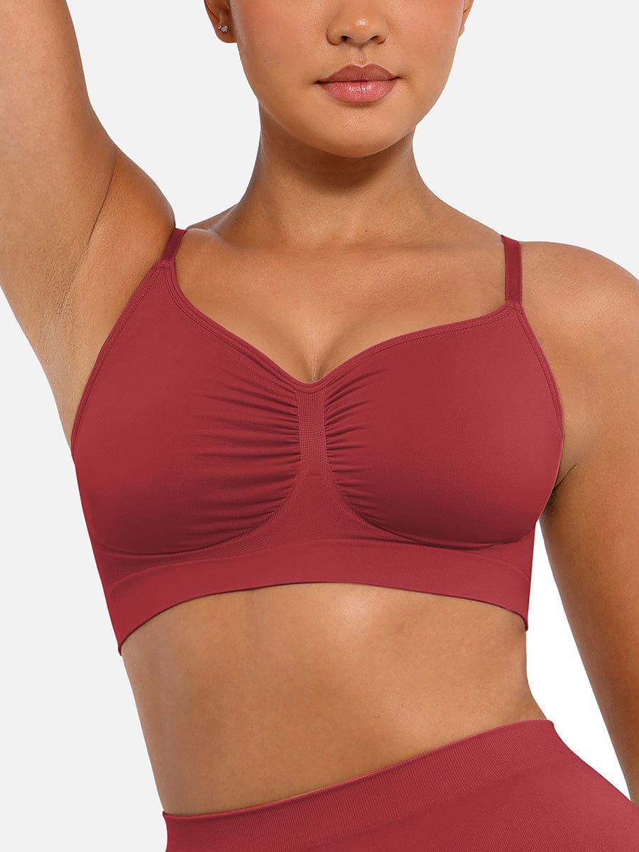 Wireless Supportive Shaping Bra with Adjustable Straps - Auxieswear