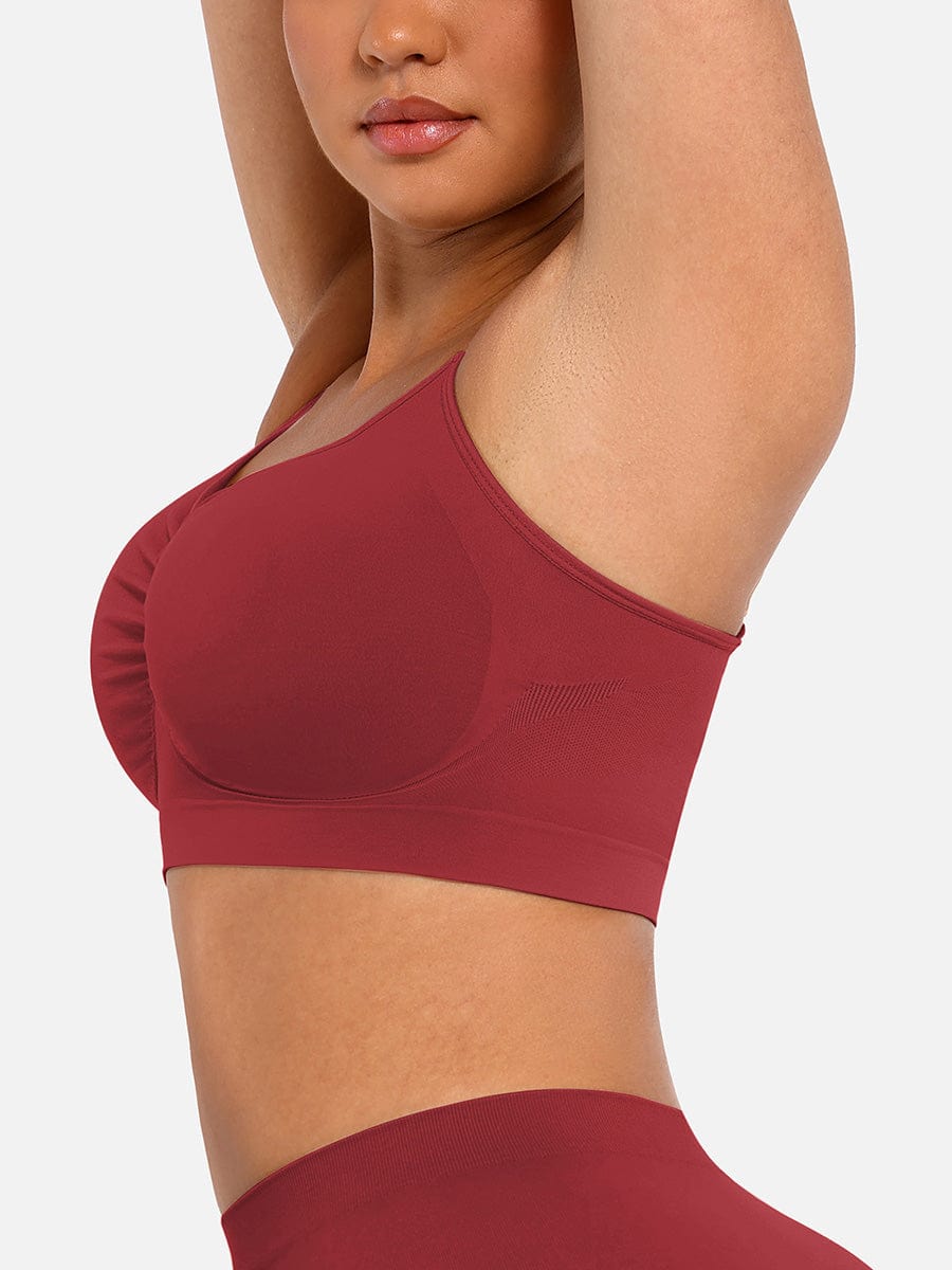 Wireless Supportive Shaping Bra with Adjustable Straps