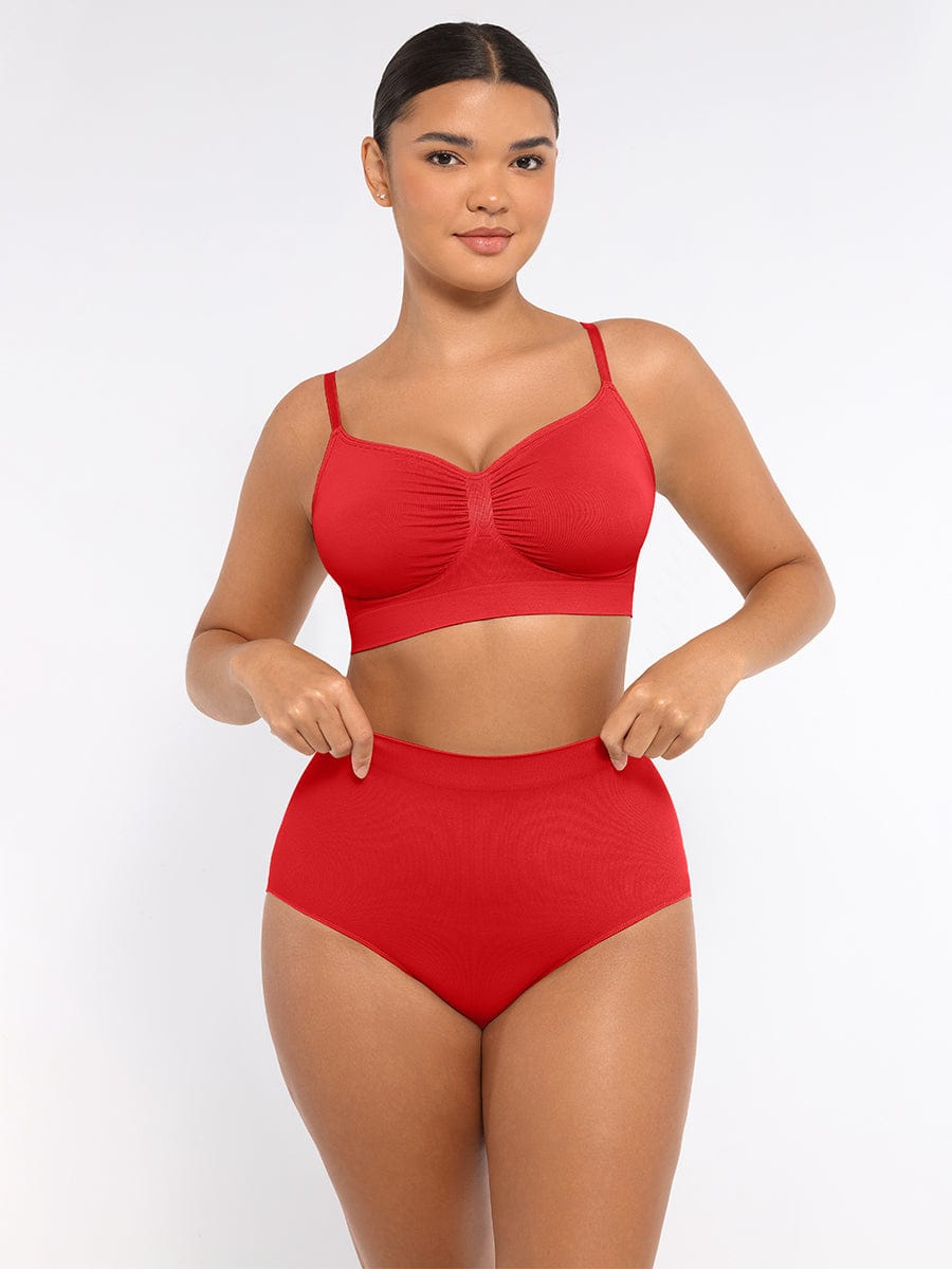 Wireless Supportive Shaping Bra with Adjustable Straps