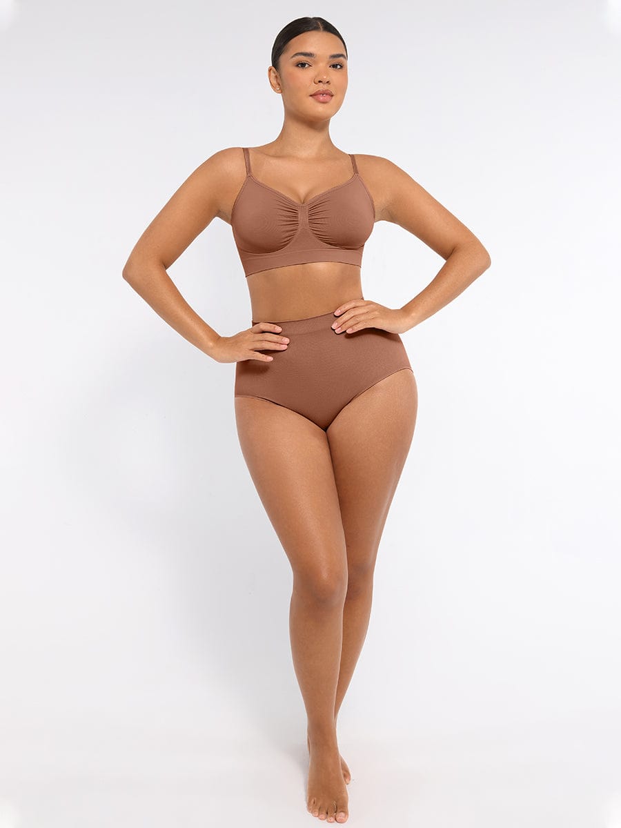 Wireless Supportive Shaping Bra with Adjustable Straps - Auxieswear