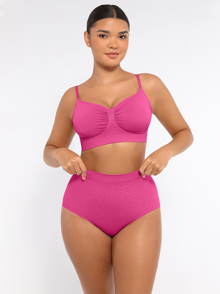 Wireless Supportive Shaping Bra with Adjustable Straps