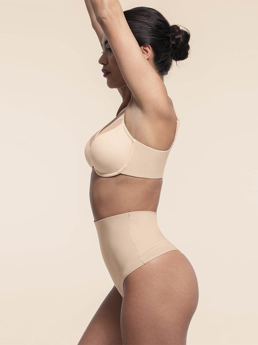 Underwire Mesh Bra with Adjustable Straps