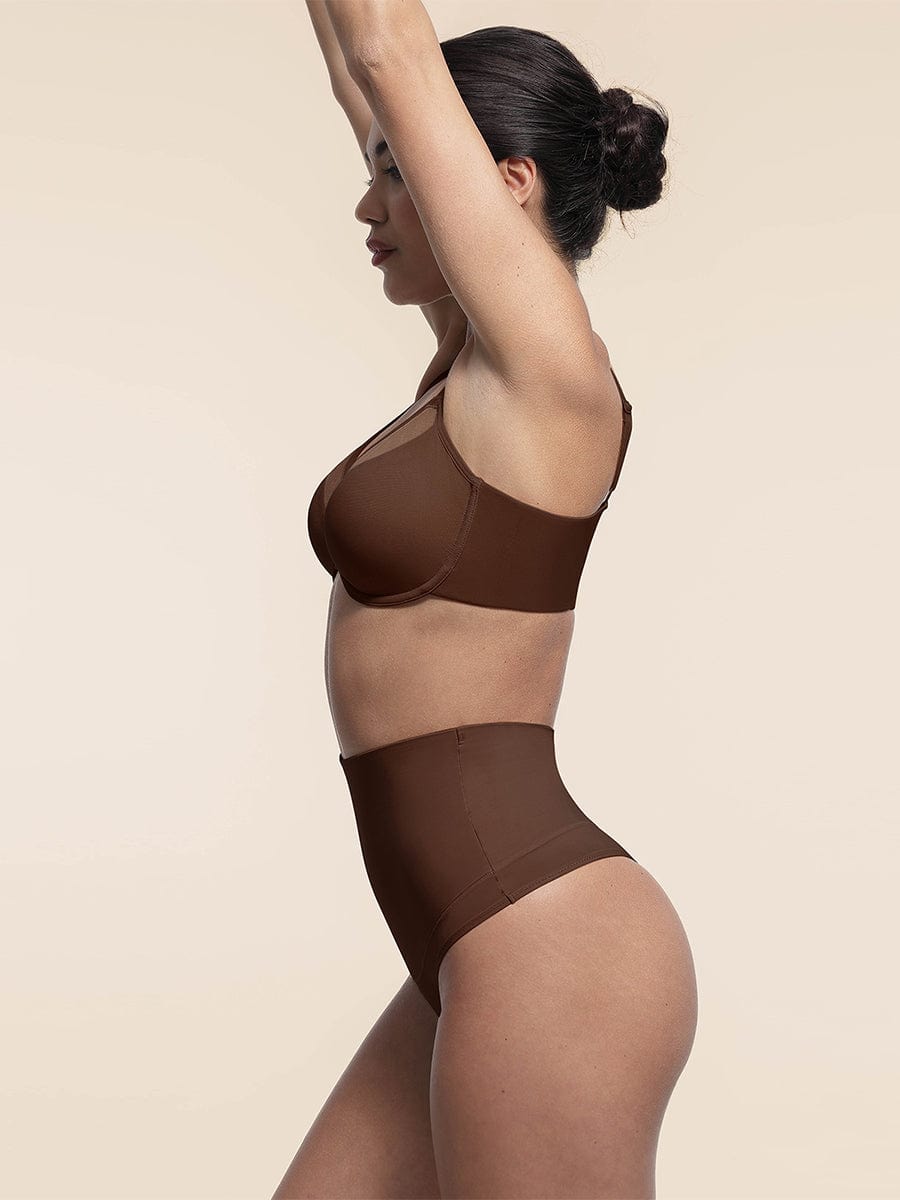 Underwire Mesh Bra with Adjustable Straps