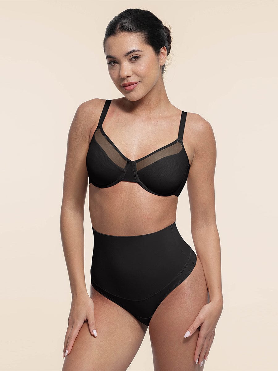 Underwire Mesh Bra with Adjustable Straps
