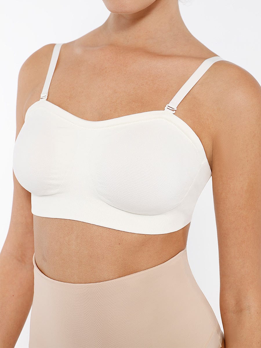 Anti-Slip Strapless Support Wireless Bra - Auxieswear
