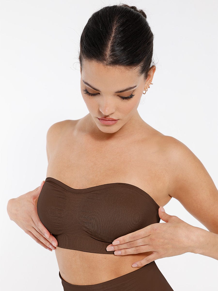 Anti-Slip Strapless Support Wireless Bra - Auxieswear
