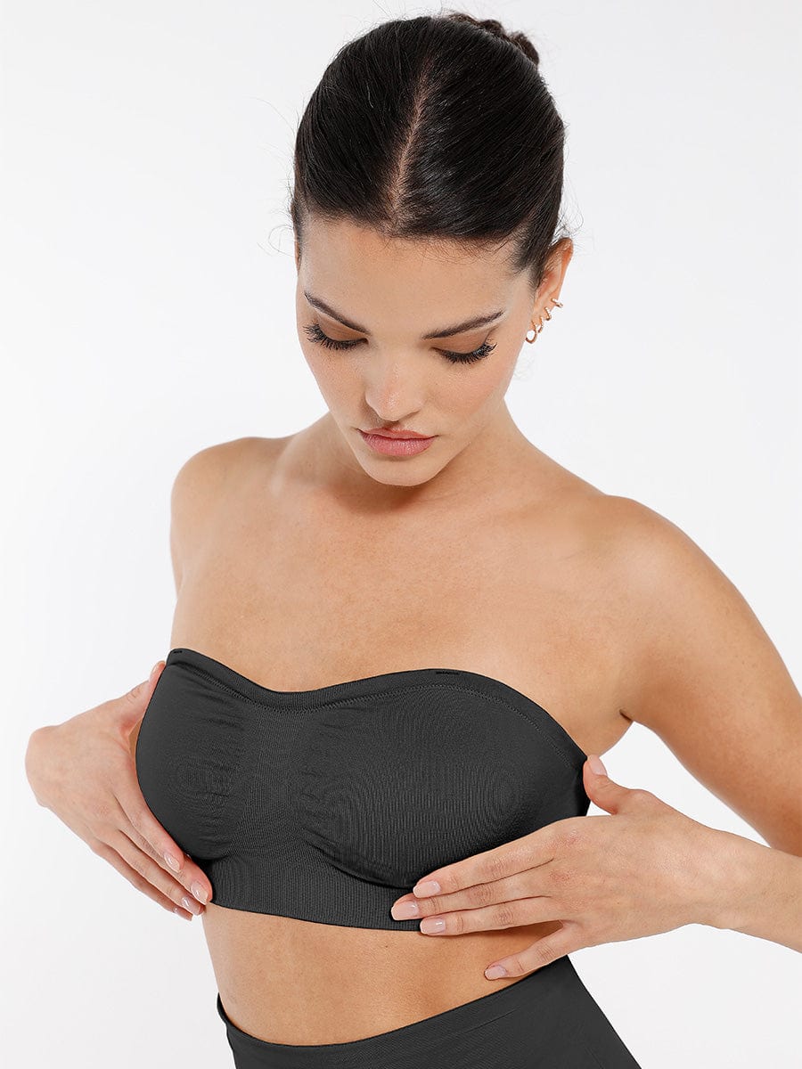 Anti-Slip Strapless Support Wireless Bra - Auxieswear