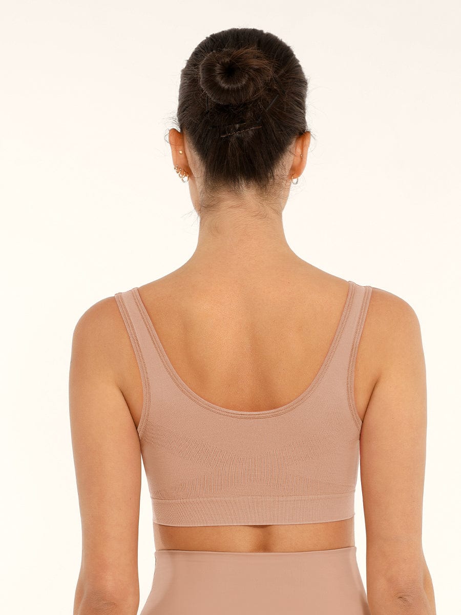 Wide Back & Straps Bust Support Shaping Bra