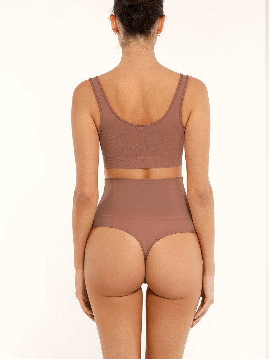 Wide Back & Straps Bust Support Shaping Bra - Auxieswear