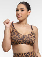 V-Neck Side Smoothing Bralette with Adjustable Straps