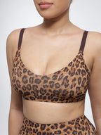 V-Neck Side Smoothing Bralette with Adjustable Straps