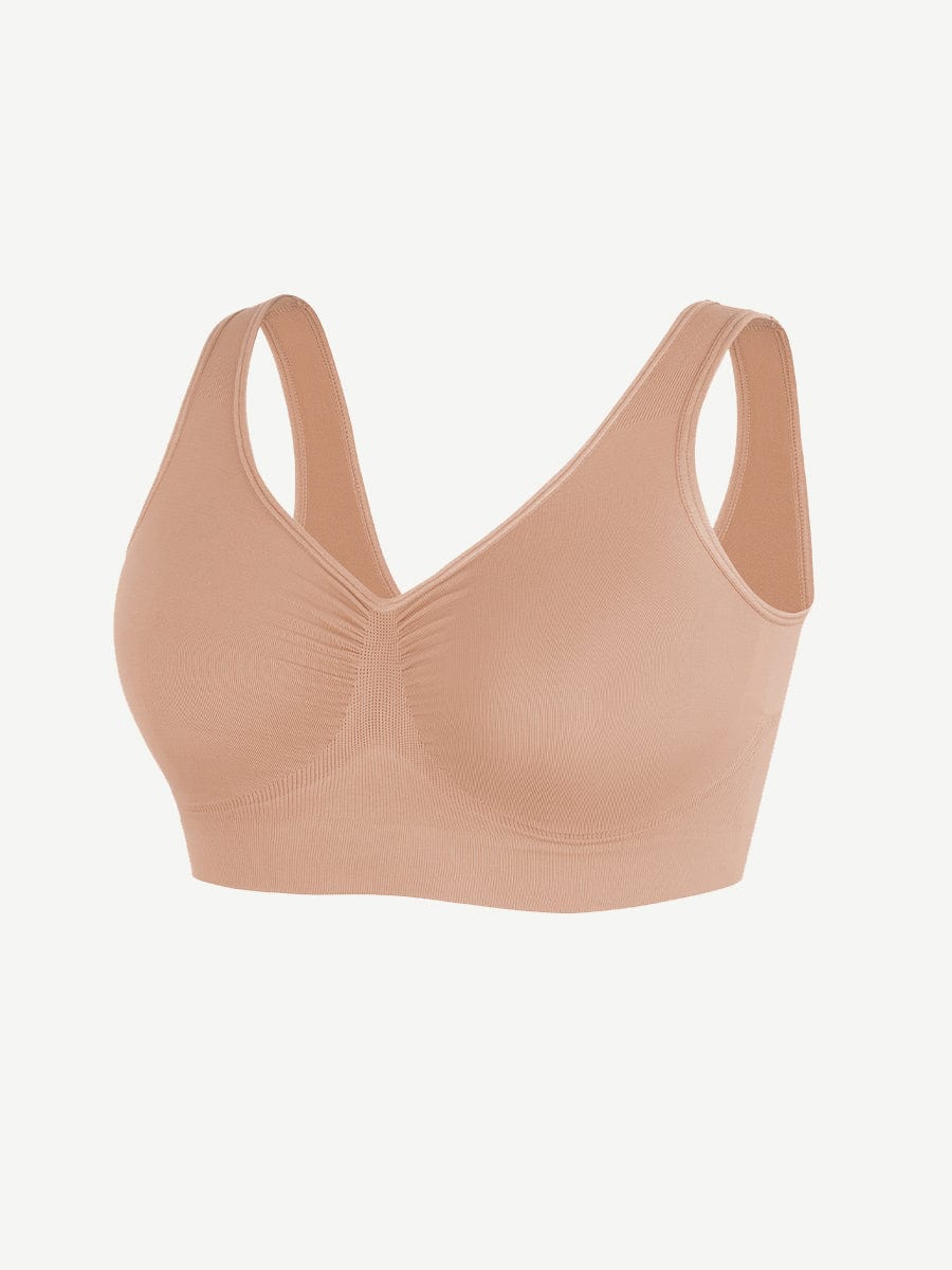 Wide Back & Straps Bust Support Shaping Bra