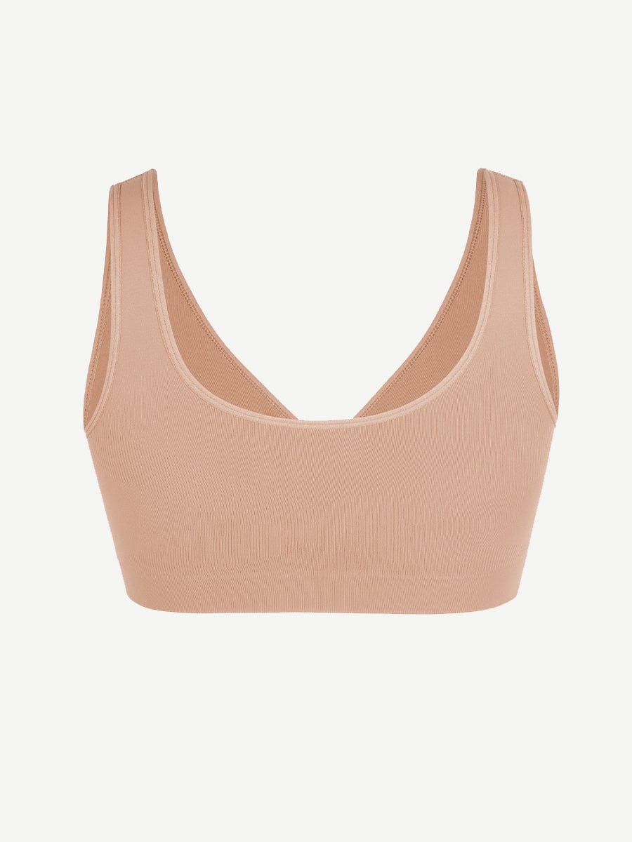 Wide Back & Straps Bust Support Shaping Bra