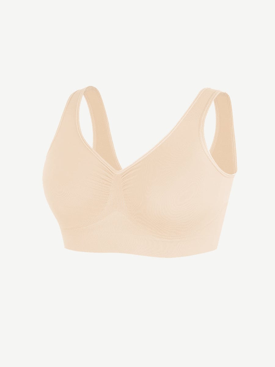 Wide Back & Straps Bust Support Shaping Bra