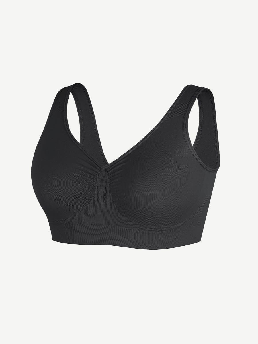 Wide Back & Straps Bust Support Shaping Bra