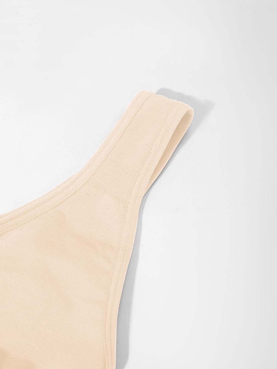 Wide Back & Straps Bust Support Shaping Bra - Auxieswear