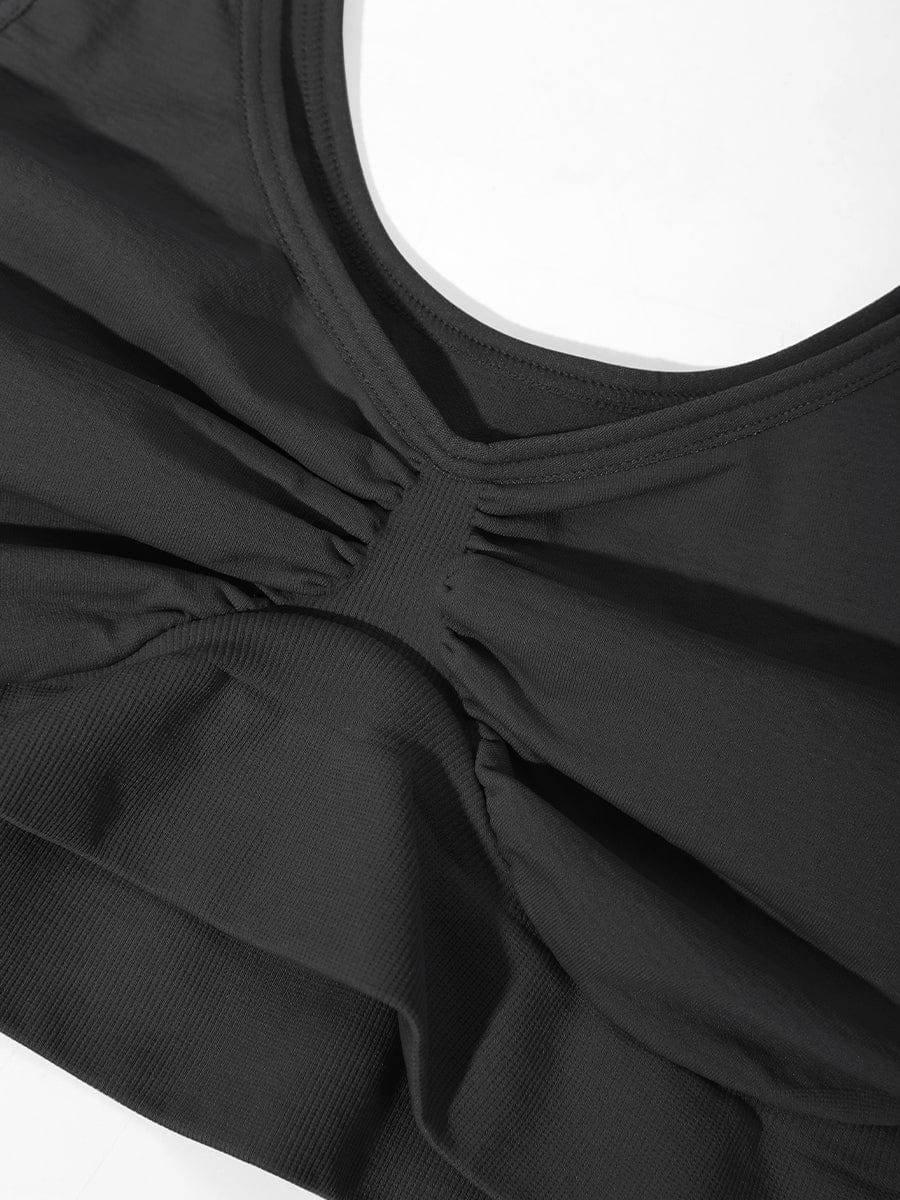 Wide Back & Straps Bust Support Shaping Bra - Auxieswear