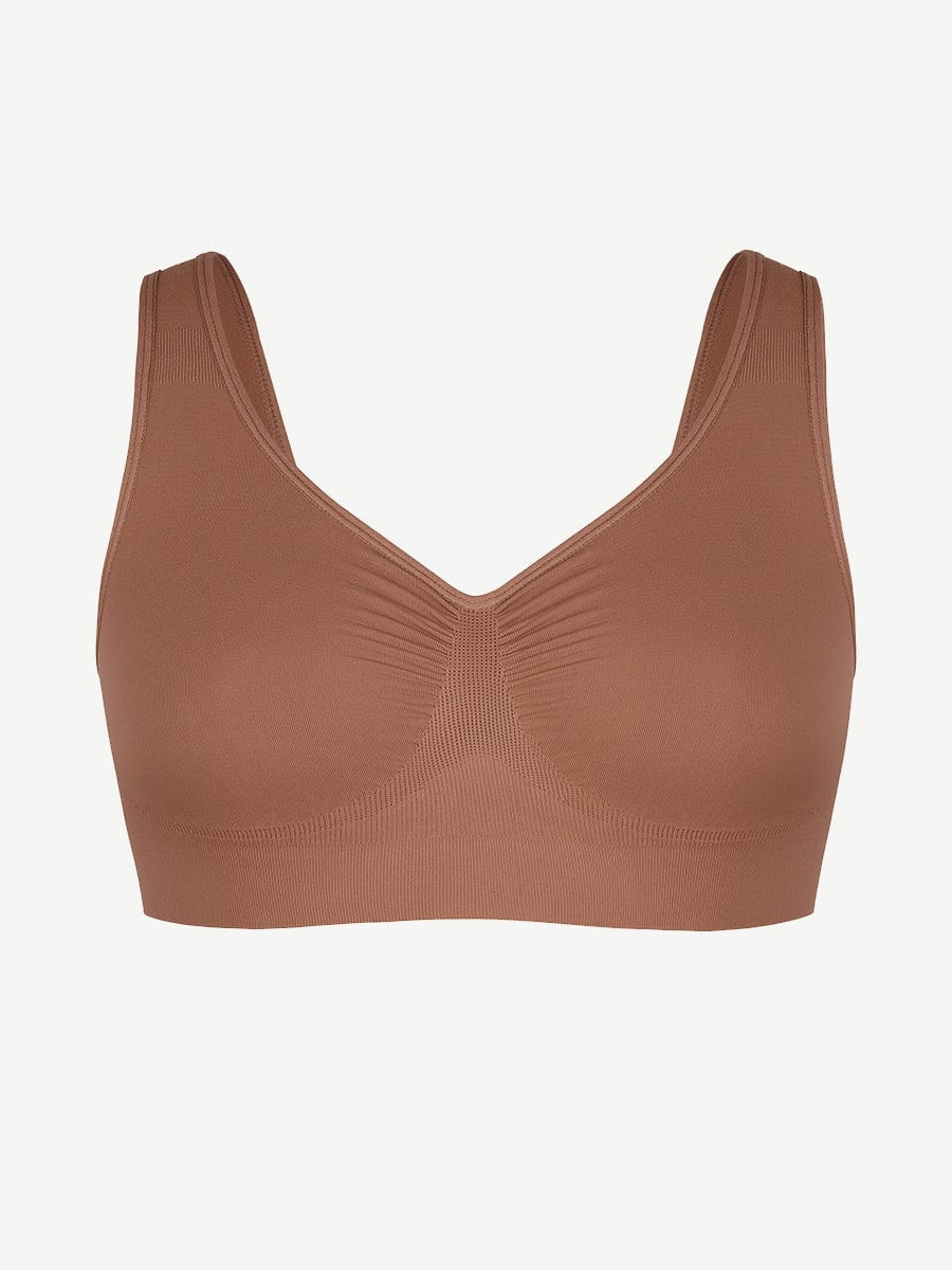 Wide Back & Straps Bust Support Shaping Bra
