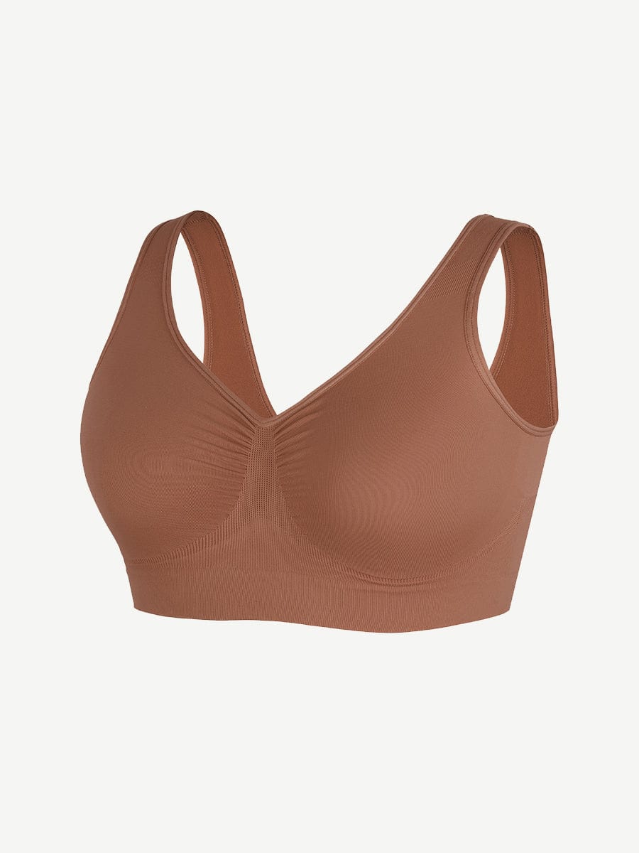 Wide Back & Straps Bust Support Shaping Bra