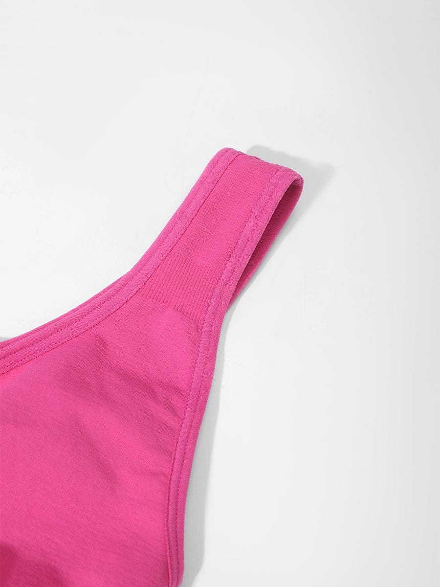 Wide Back & Straps Bust Support Shaping Bra - Auxieswear