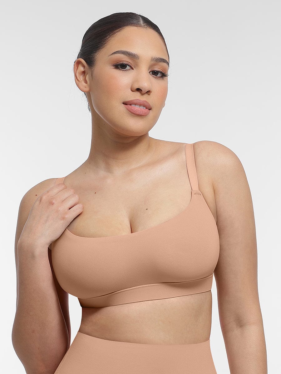 Light Everyday Bra with Adjustable Straps - Auxieswear