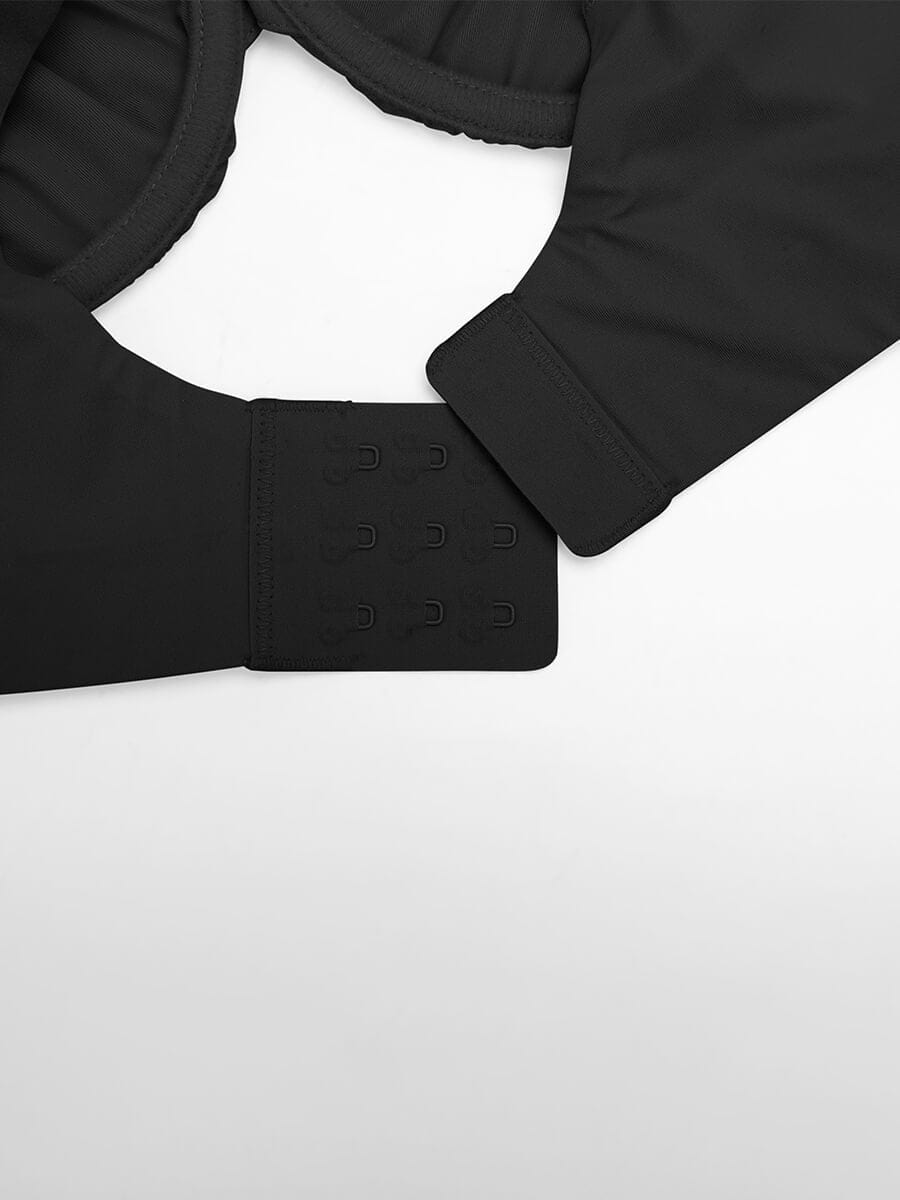 Deep V-Neck Unpadded Underwired Support Bra - Auxieswear