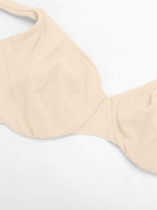 Deep V-Neck Unpadded Underwired Support Bra
