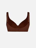 Deep V-Neck Unpadded Underwired Support Bra