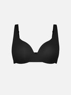 Deep V-Neck Unpadded Underwired Support Bra
