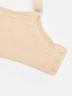 V-Neck Side Smoothing Bralette with Adjustable Straps
