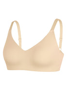 V-Neck Side Smoothing Bralette with Adjustable Straps
