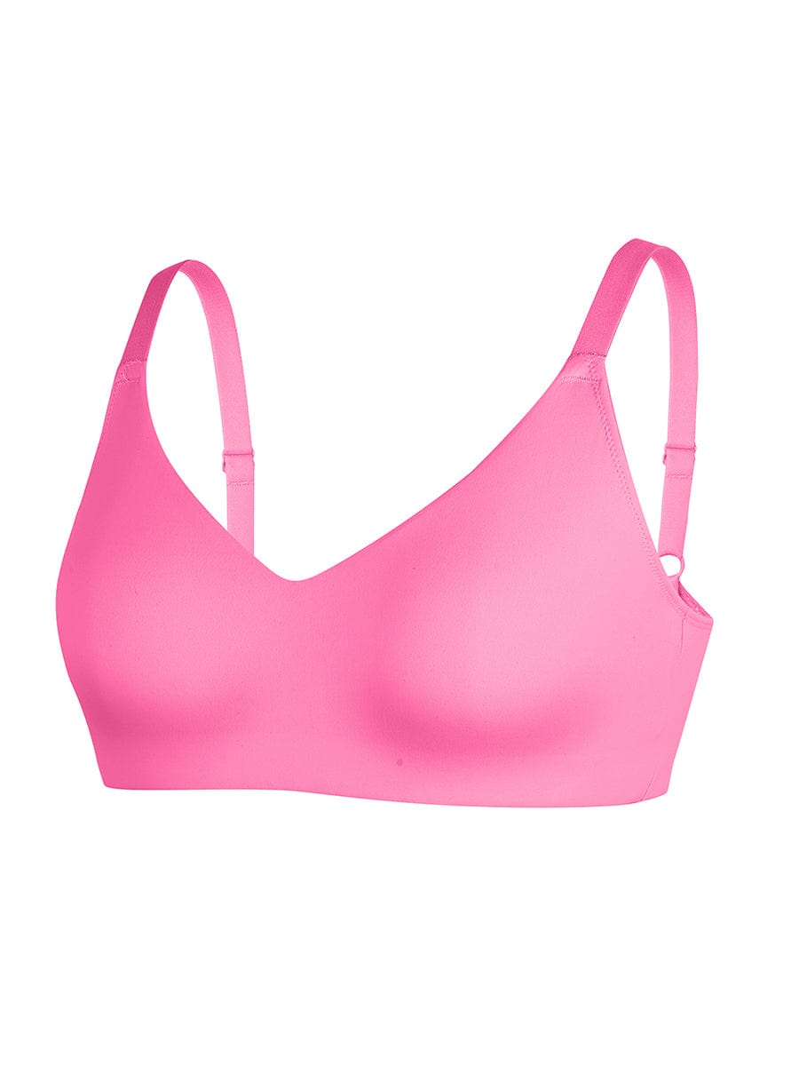 V-Neck Side Smoothing Bralette with Adjustable Straps